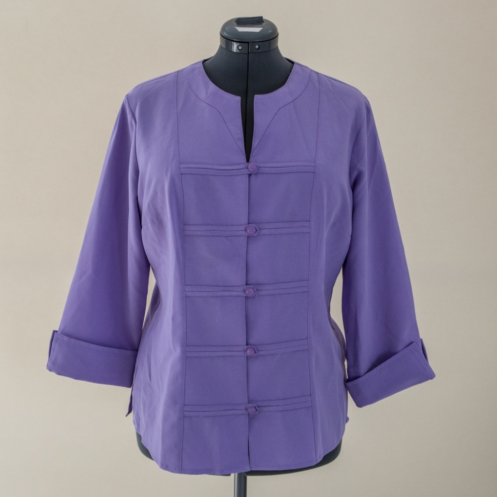 Kathy Che Purple Blouse